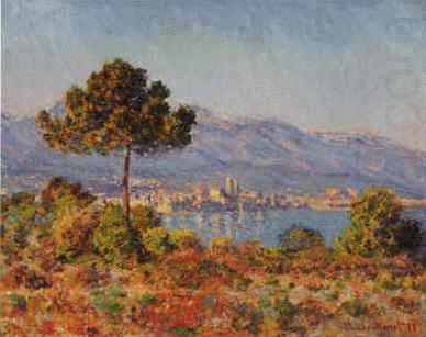 Claude Monet Antibes Seen from the Notre Dame Plateau china oil painting image